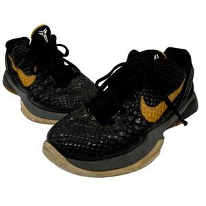 Nike Zoom Kobe 6 Kids Size 7Y Basketball Shoes Black Del Sol Athletic *Read*
